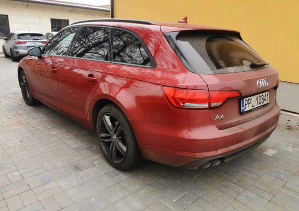 Audi A4 cena 79900 przebieg: 99000, rok produkcji 2016 z Pasłęk małe 29